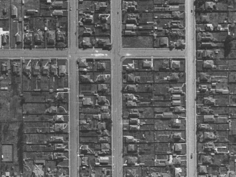 456 Barbadoes Street from the air, 1940-1944