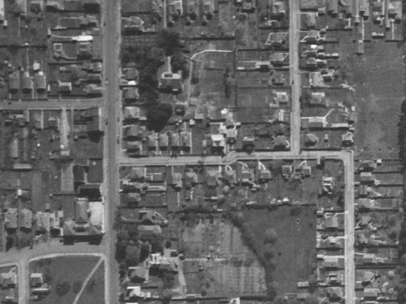 1 Ettrick Lane from the air, 1940-1944