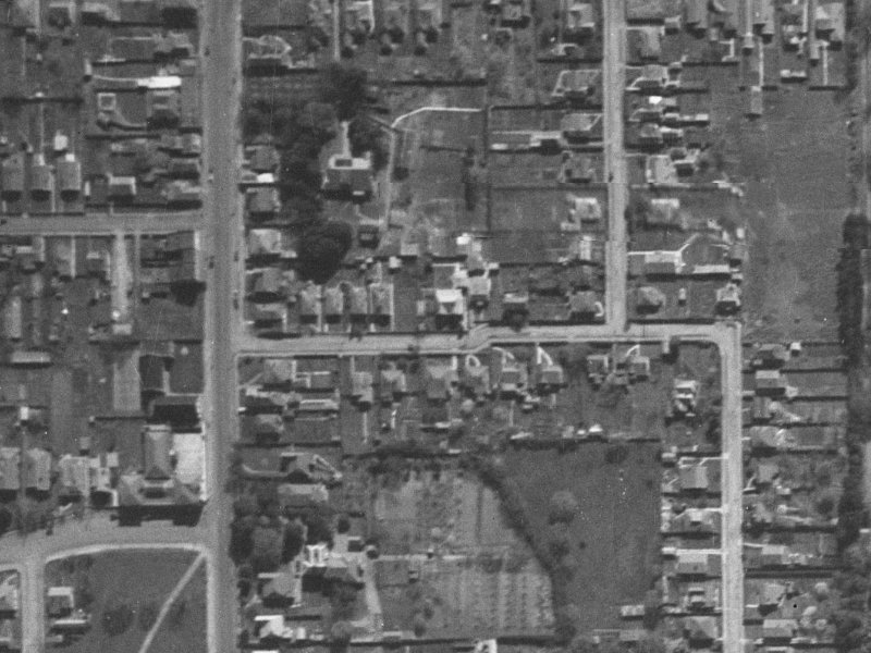 Ettrick Lane from the air, 1940-1944