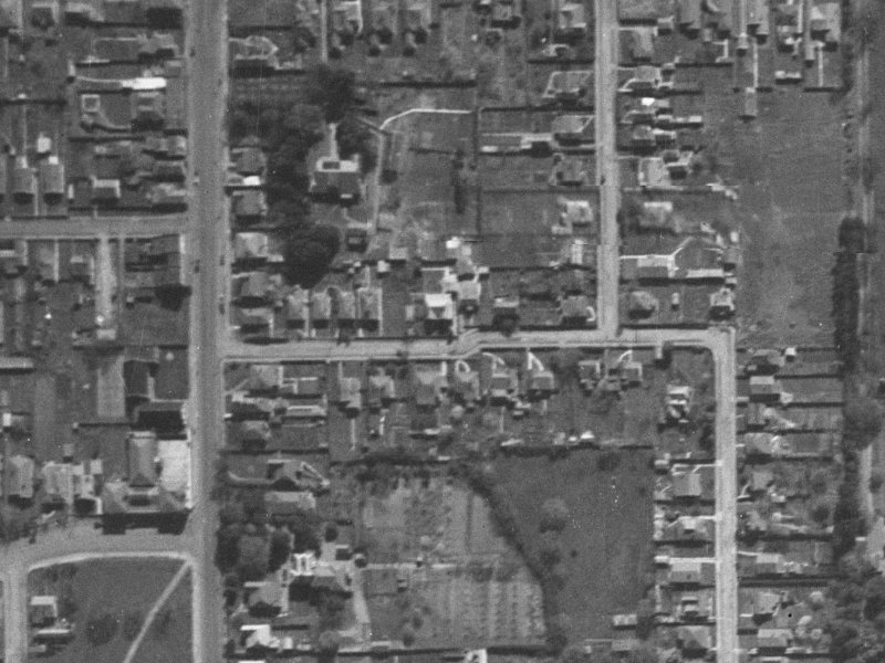 2 Ettrick Lane from the air, 1940-1944
