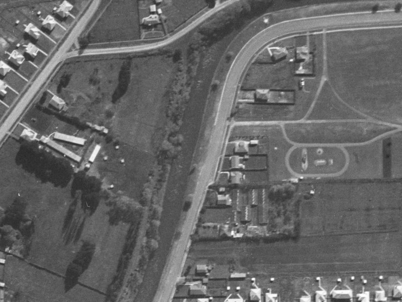 51 Locksley Avenue from the air, 1940-1944