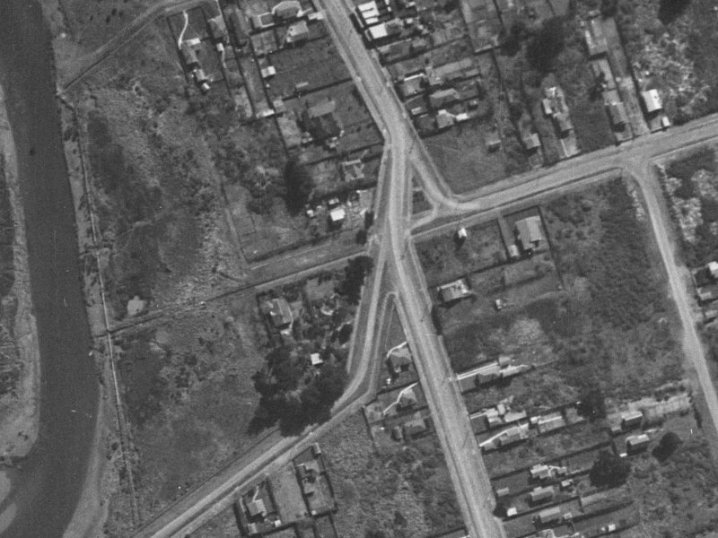 49-51 Jervois Street from the air, 1940-1944