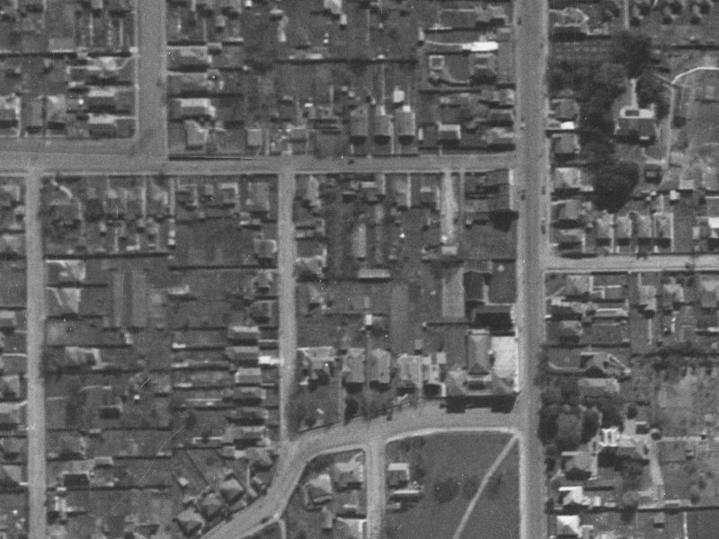 75A London Street from the air, 1940-1944