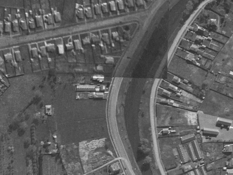 570 Avonside Drive from the air, 1940-1944