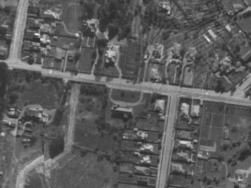 145 Fendalton Road from the air, 1940-1944