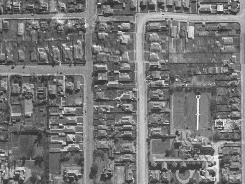 3/467 Durham Street North from the air, 1940-1944