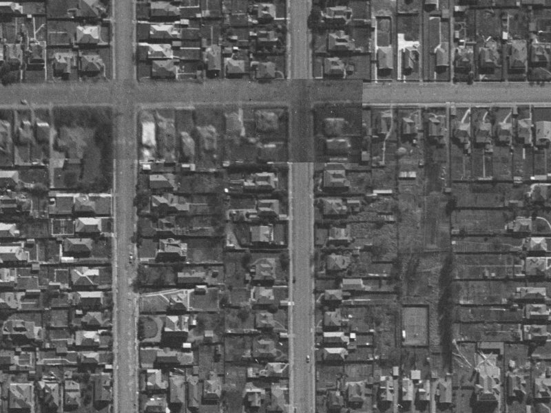 31 Packe Street from the air, 1940-1944