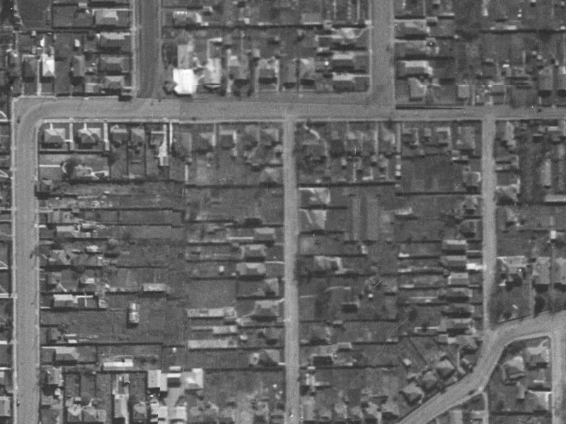 71B Perth Street from the air, 1940-1944