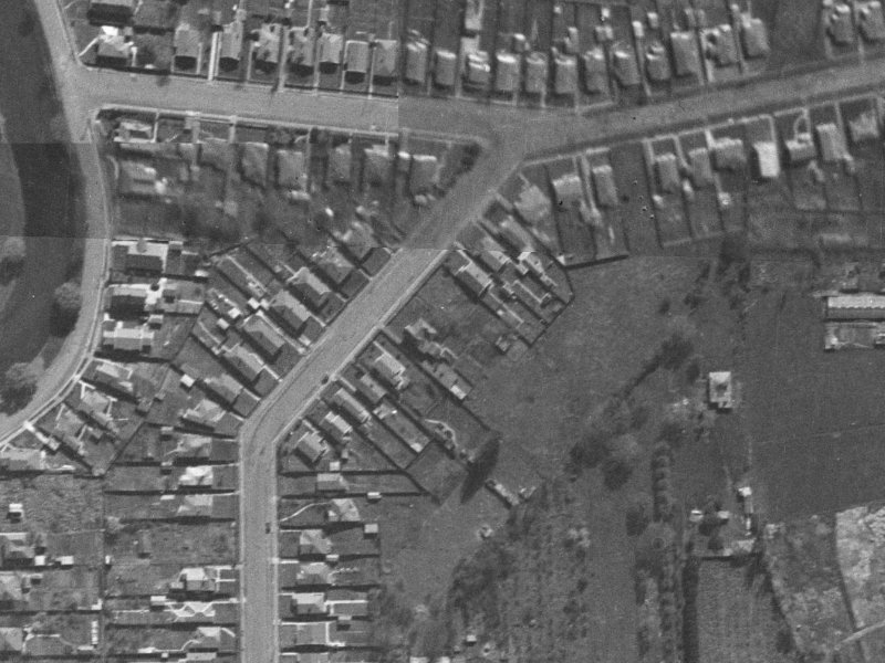 58 Keller Street from the air, 1940-1944