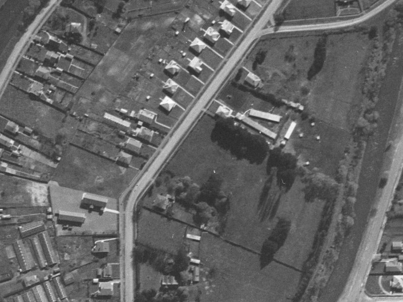 42A Gayhurst Road from the air, 1940-1944