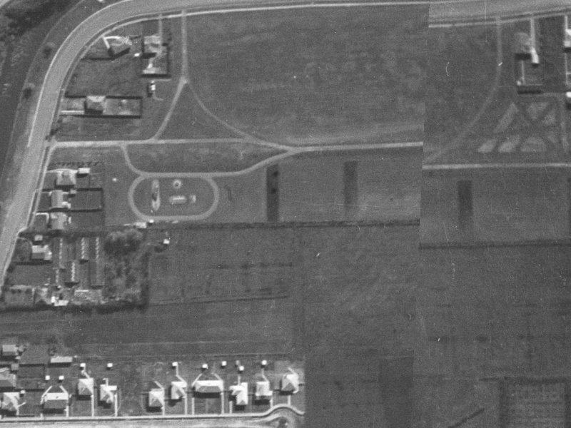54 Mabel Howard Place from the air, 1940-1944