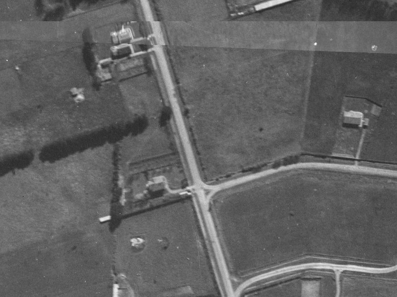 134–140 Ilam Road from the air, 1940-1944