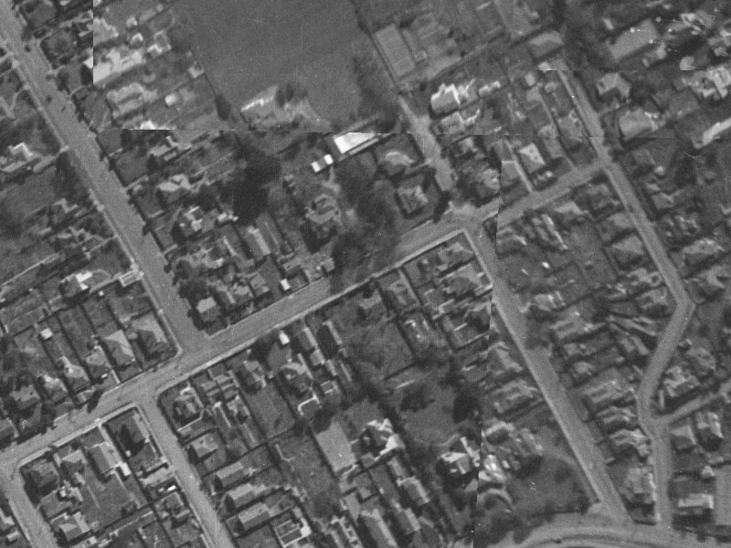 57 Andover Street from the air, 1940-1944