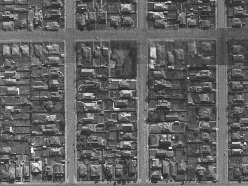 25 Bishop Street from the air, 1940-1944