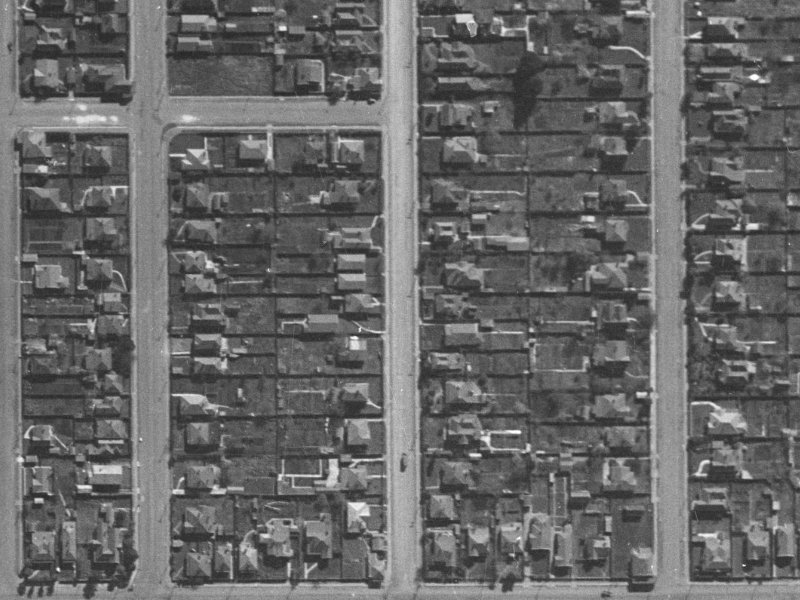 447 Barbadoes Street from the air, 1940-1944