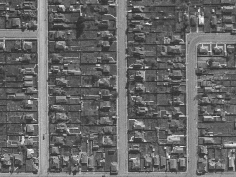 25 Champion Street from the air, 1940-1944
