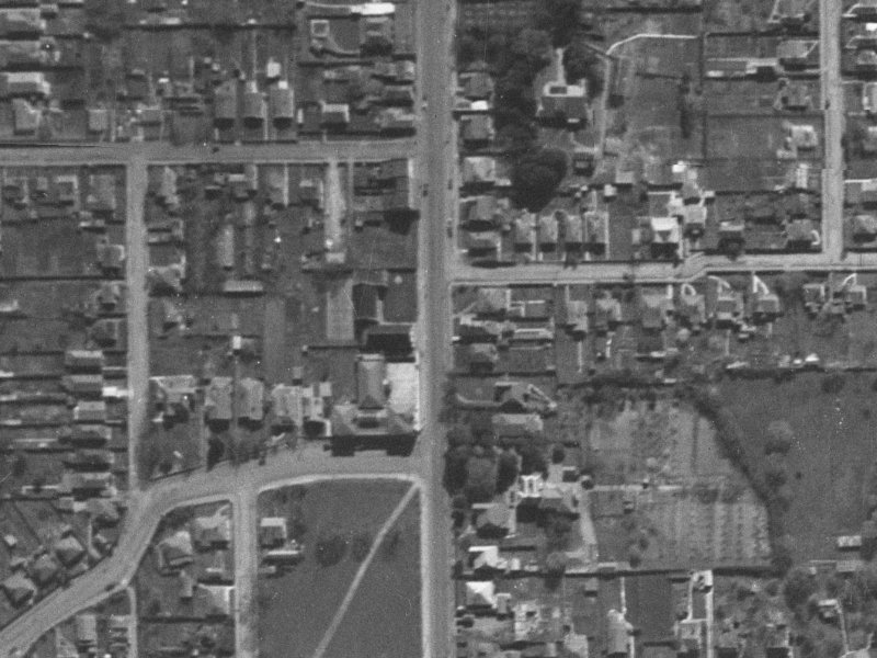 312 Stanmore Road from the air, 1940-1944