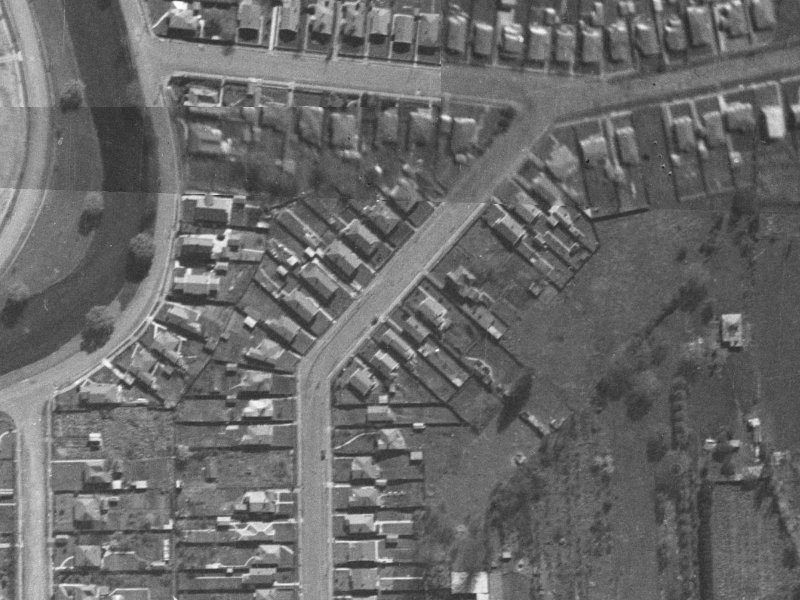 55 Keller Street from the air, 1940-1944