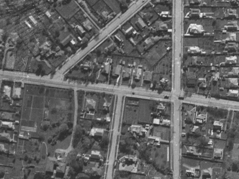119 Fendalton Road from the air, 1940-1944
