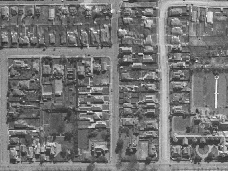 27 Springfield Road from the air, 1940-1944