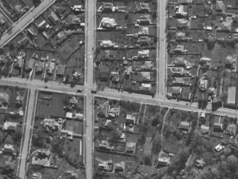 106 Fendalton Road from the air, 1940-1944