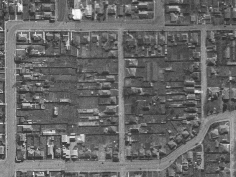 61B Perth Street from the air, 1940-1944