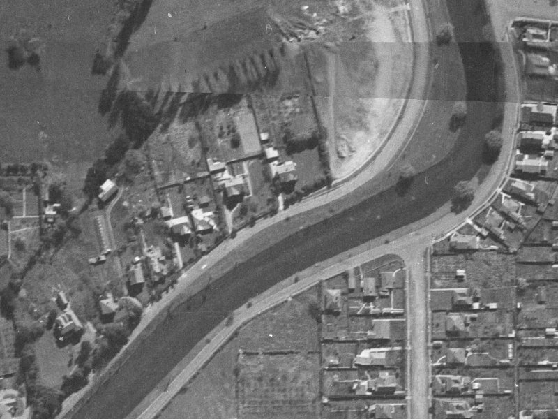 281 River Road from the air, 1940-1944