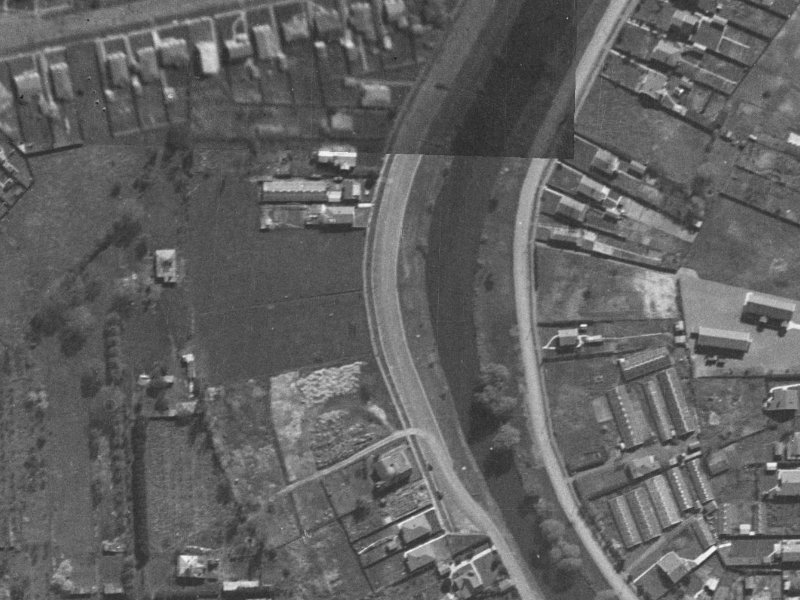 578 Avonside Drive from the air, 1940-1944