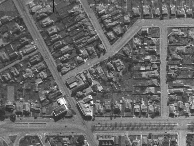 10 Derby Street from the air, 1940-1944