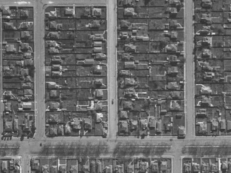 16A Geraldine Street from the air, 1940-1944
