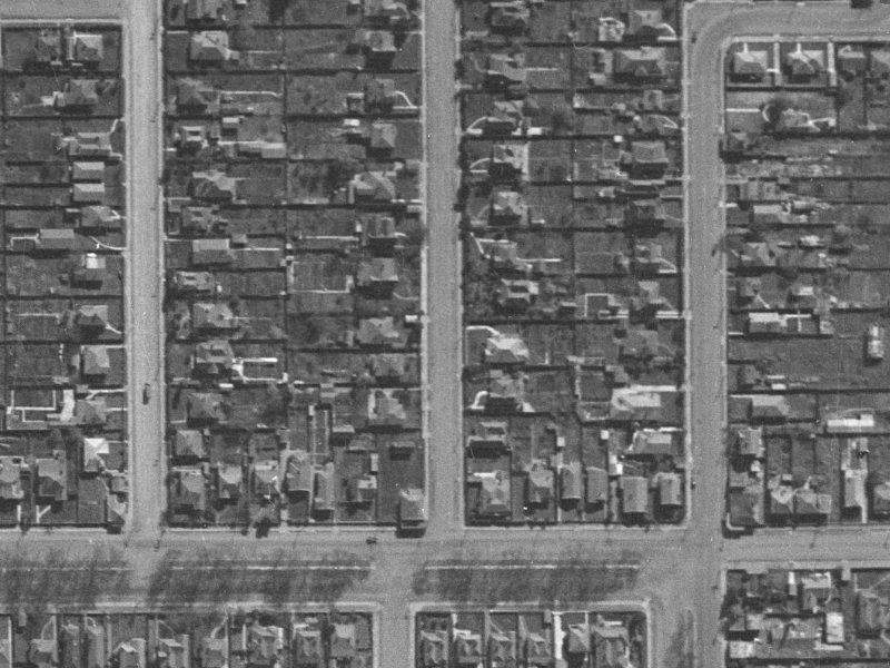 16 Champion Street from the air, 1940-1944