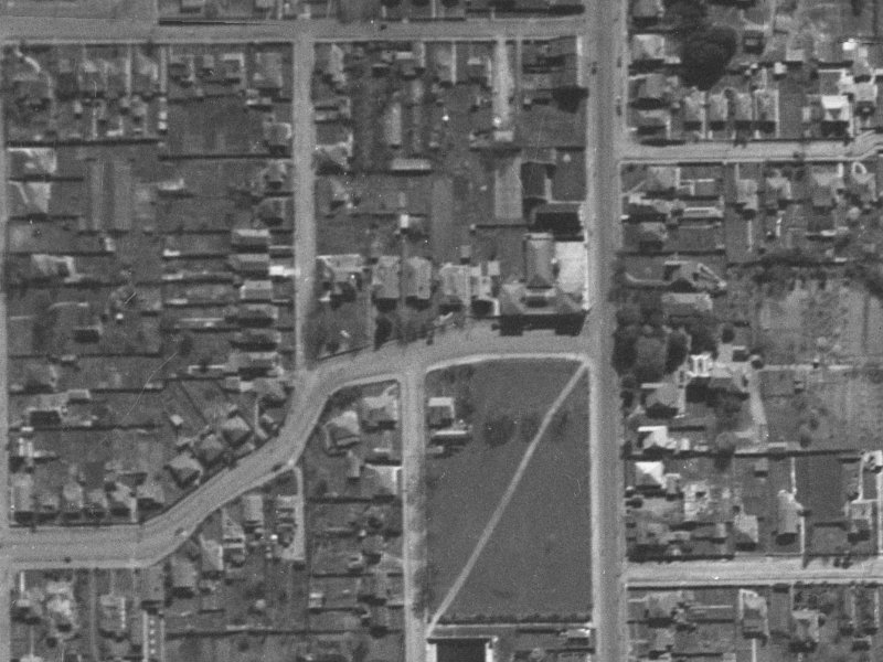 73 London Street from the air, 1940-1944