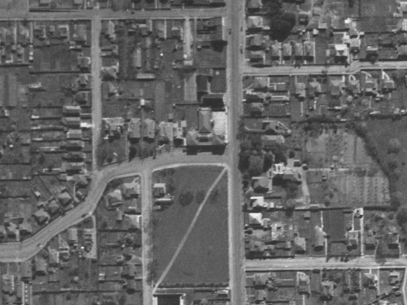 75 London Street from the air, 1940-1944