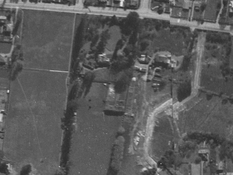 28a Makora Street from the air, 1940-1944