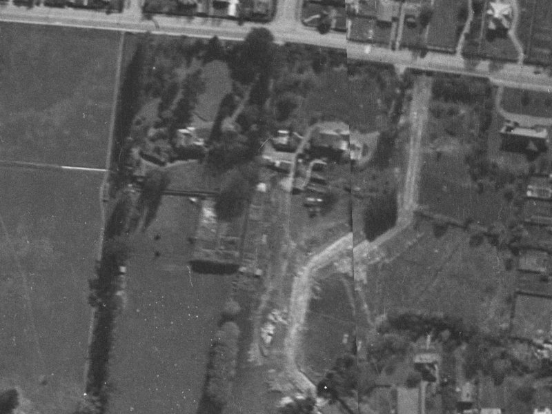16 Makora Street from the air, 1940-1944