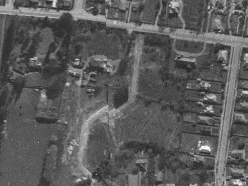 19 Makora Street from the air, 1940-1944