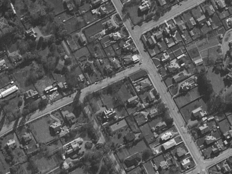 44 Holmwood Road from the air, 1940-1944