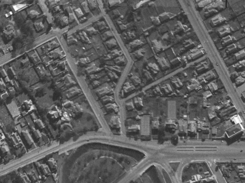 3 Rastrick Street from the air, 1940-1944