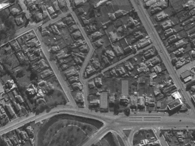 6A Rastrick Street from the air, 1940-1944