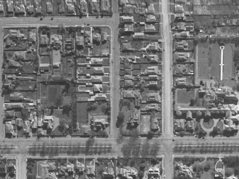 18 Springfield Road from the air, 1940-1944