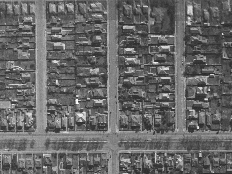 382 Manchester Street from the air, 1940-1944