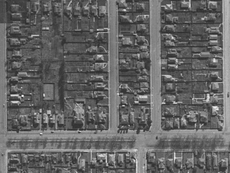 13 Packe Street from the air, 1940-1944
