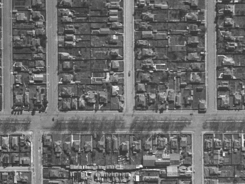 16 Geraldine Street from the air, 1940-1944