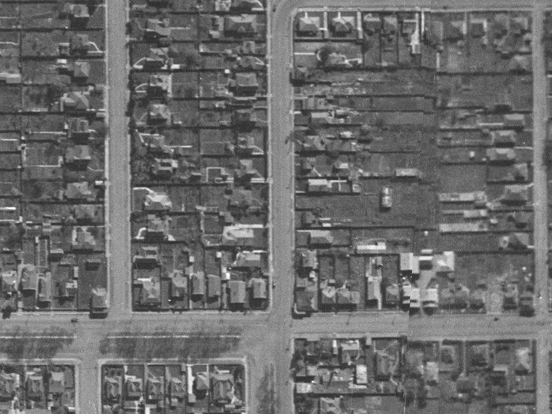 15 Whitmore Street from the air, 1940-1944