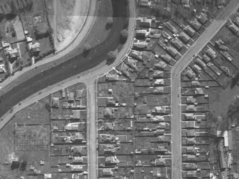 24A Bracken Street from the air, 1940-1944