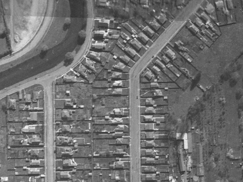 35 Keller Street from the air, 1940-1944