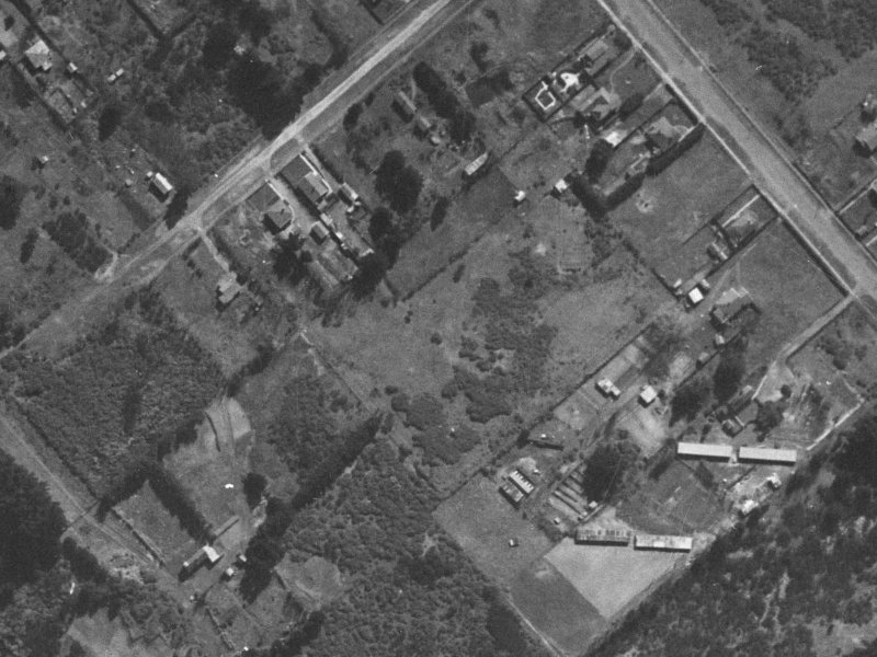 34 Tomrich Street from the air, 1940-1944