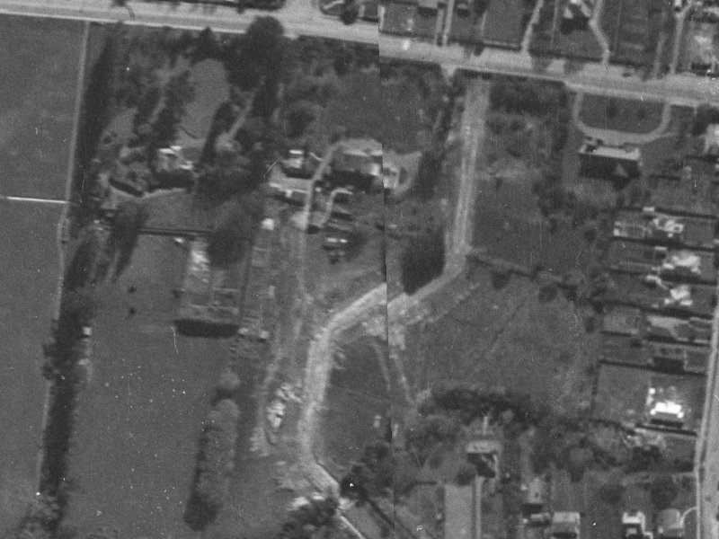 12A Makora Street from the air, 1940-1944