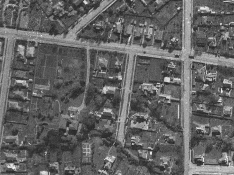 4 Heathfield Avenue from the air, 1940-1944