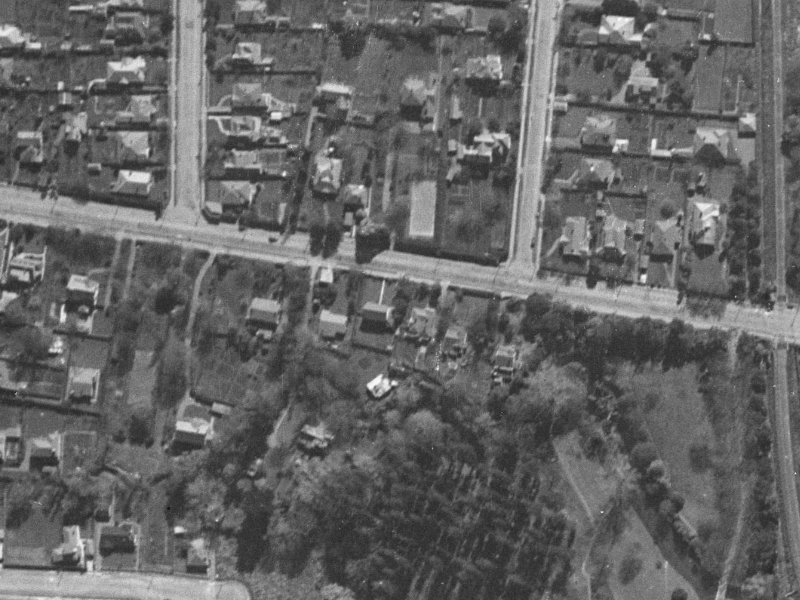 85 Fendalton Road from the air, 1940-1944
